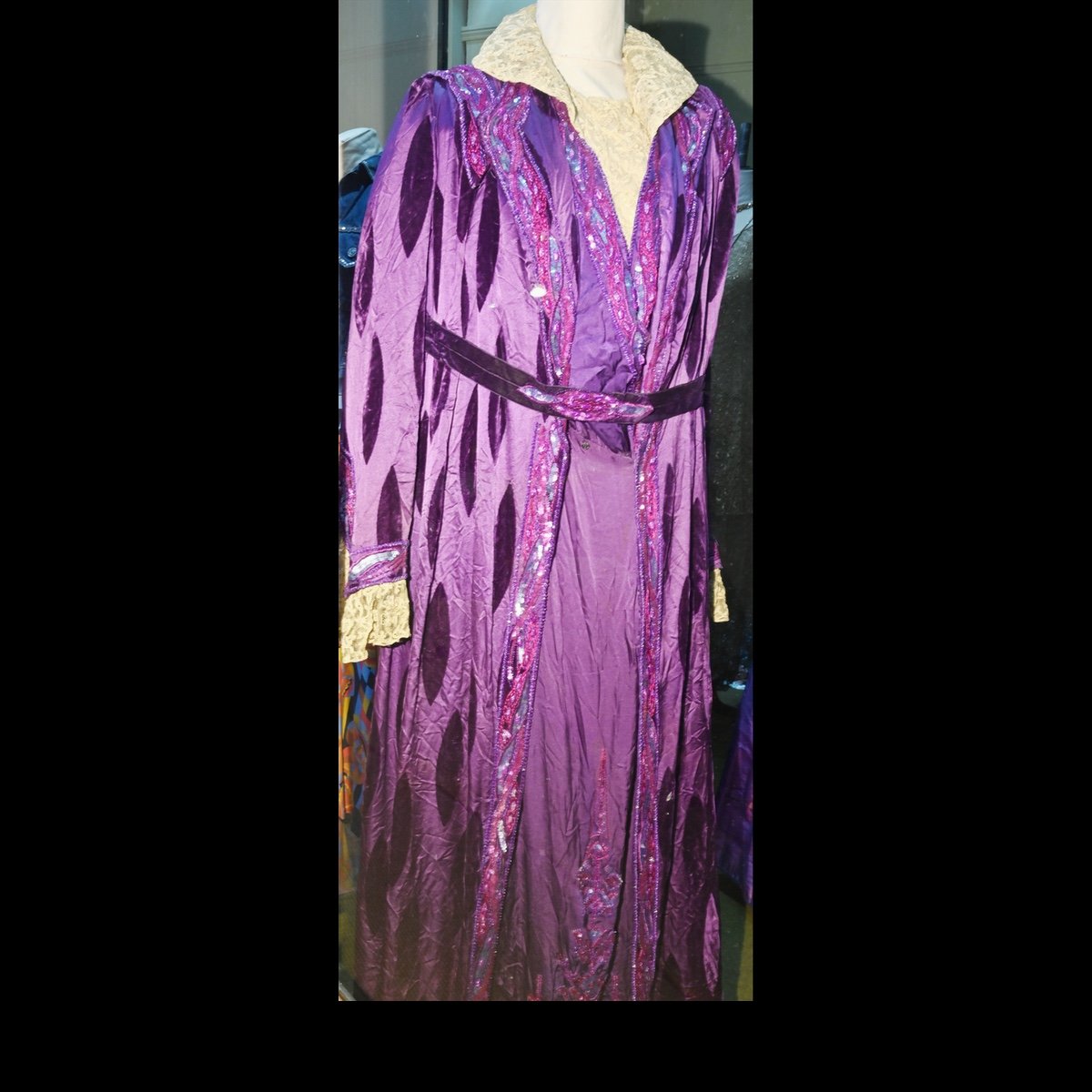 c.1910 Silk velvet garment