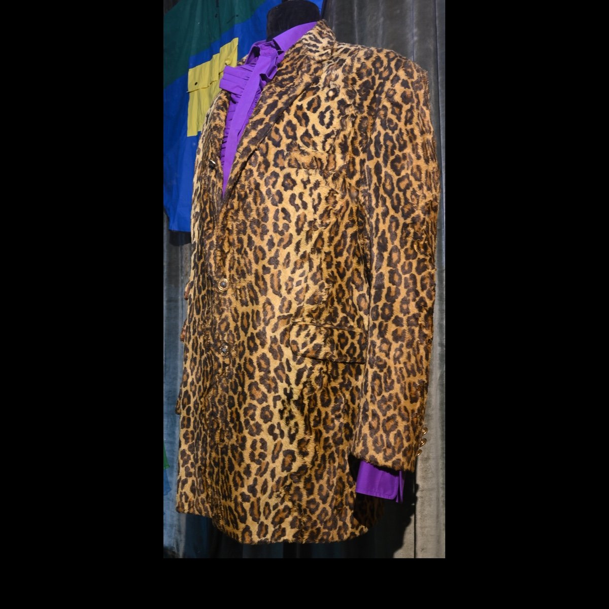 c.1990 Leopard skin print man’s jacket