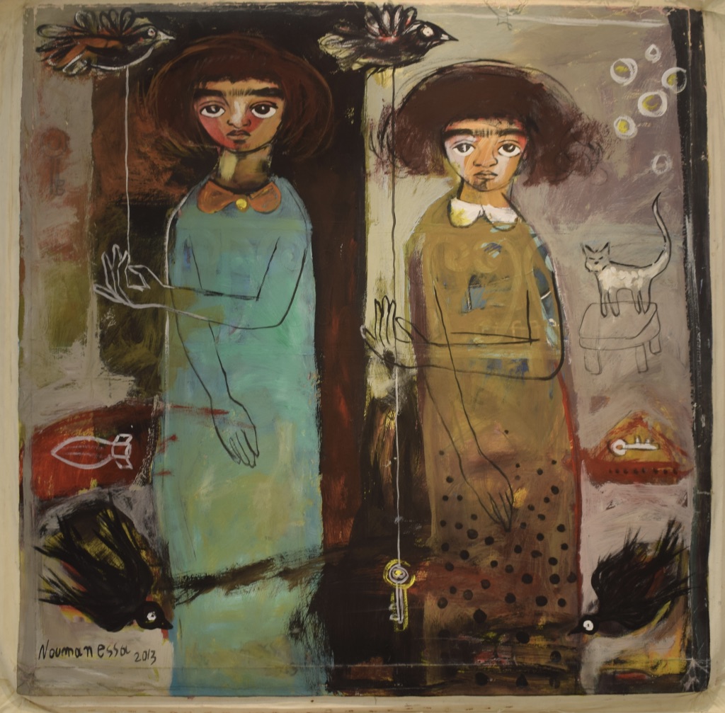 Loneliness Museum Acrylic on canvas 100cm x 100cm