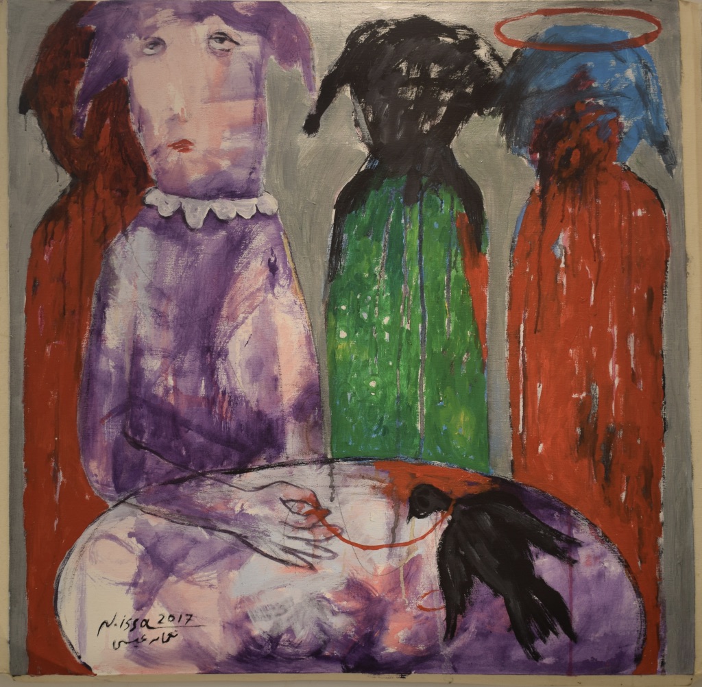 Loneliness Museum Acrylic on canvas 100cm x 100cm