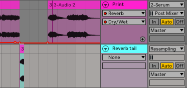 Create a new audio track, and copy and paste the chord chunk onto it. 