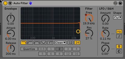 This is a zoomed in shot of how the automation is affecting the auto filter.