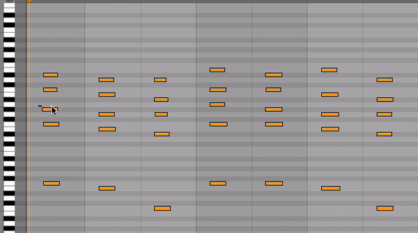 Here is an example of a quick inversion of chords. 