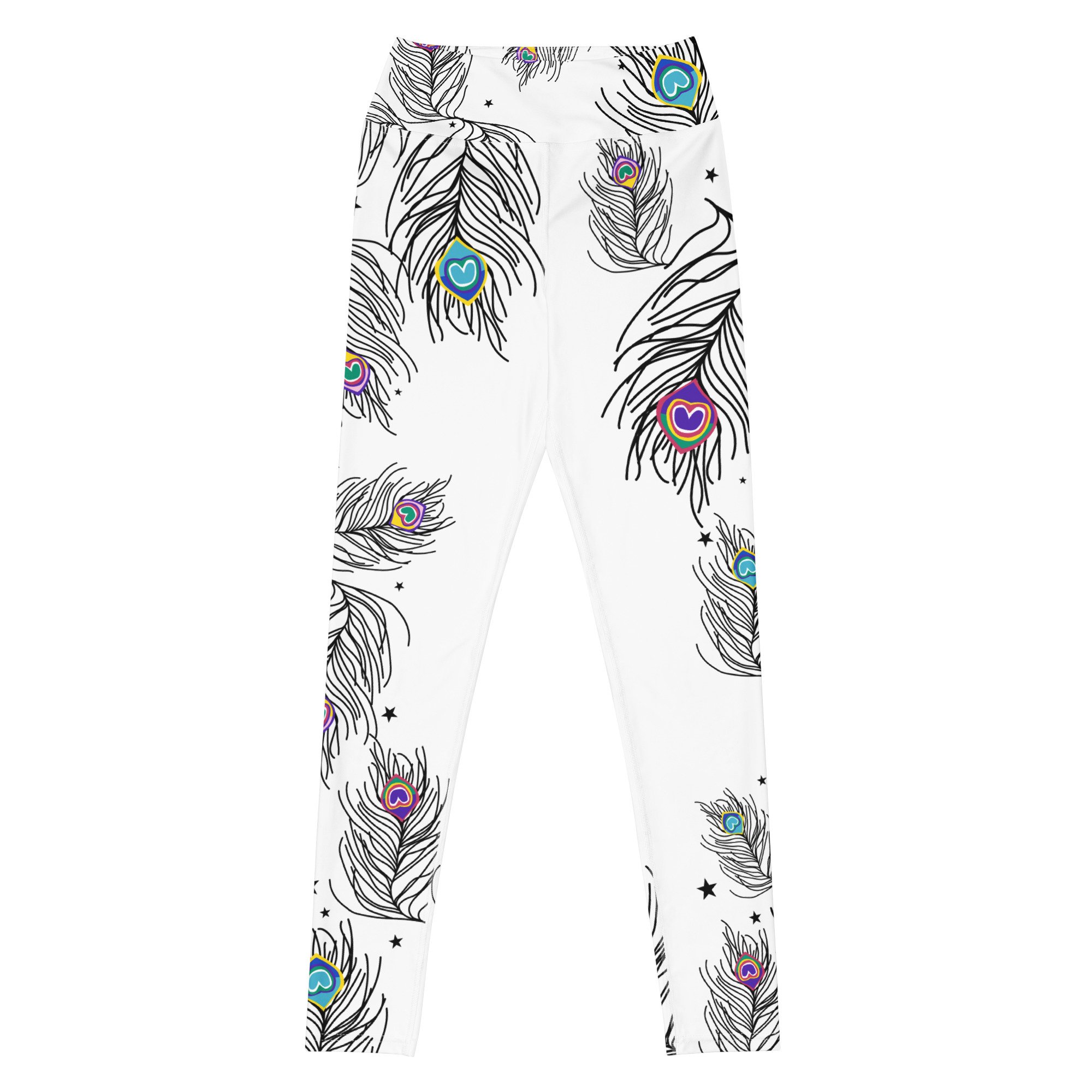 PEACK LOVE WHITE LEGGINGS FRONT.jpg