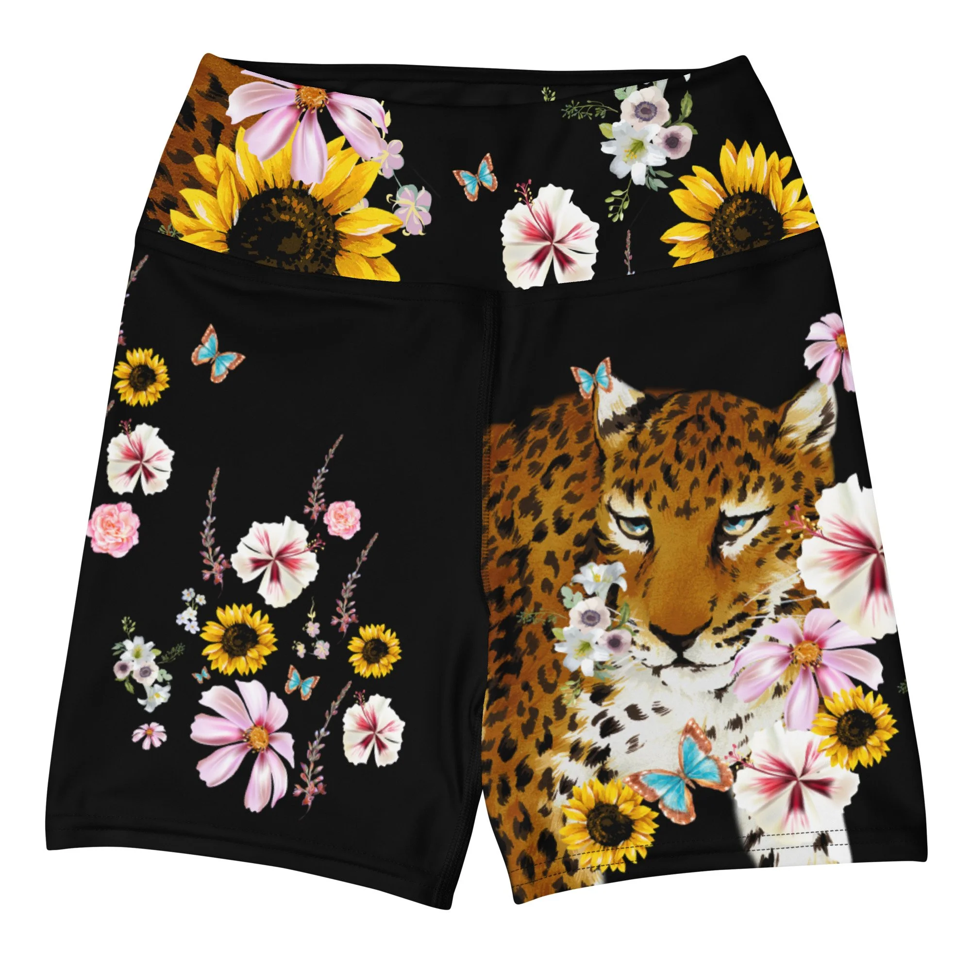 Wildflower Yoga Shorts Flat.jpg