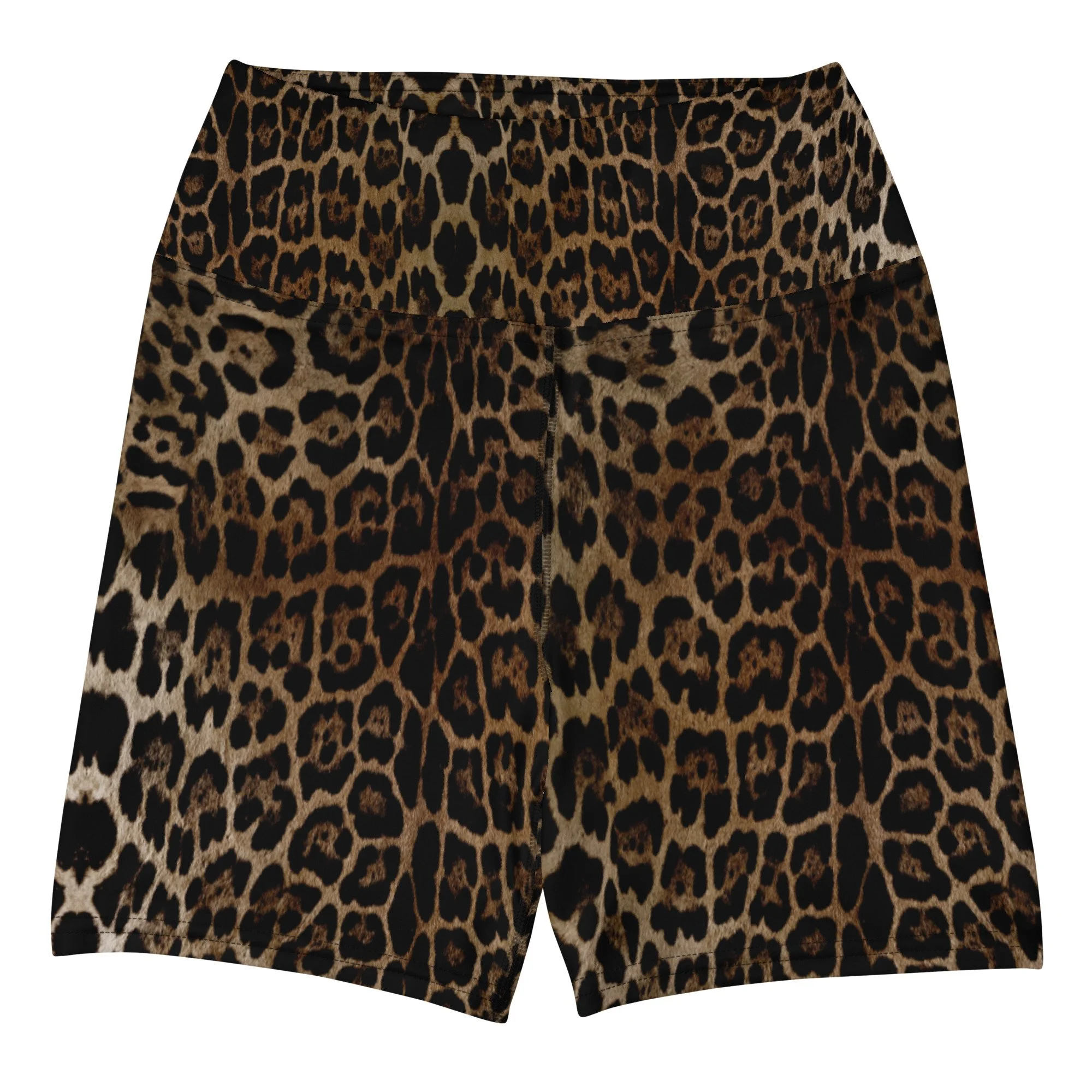 Just Leopard Yoga Shorts For the Love of Rockstars.jpg