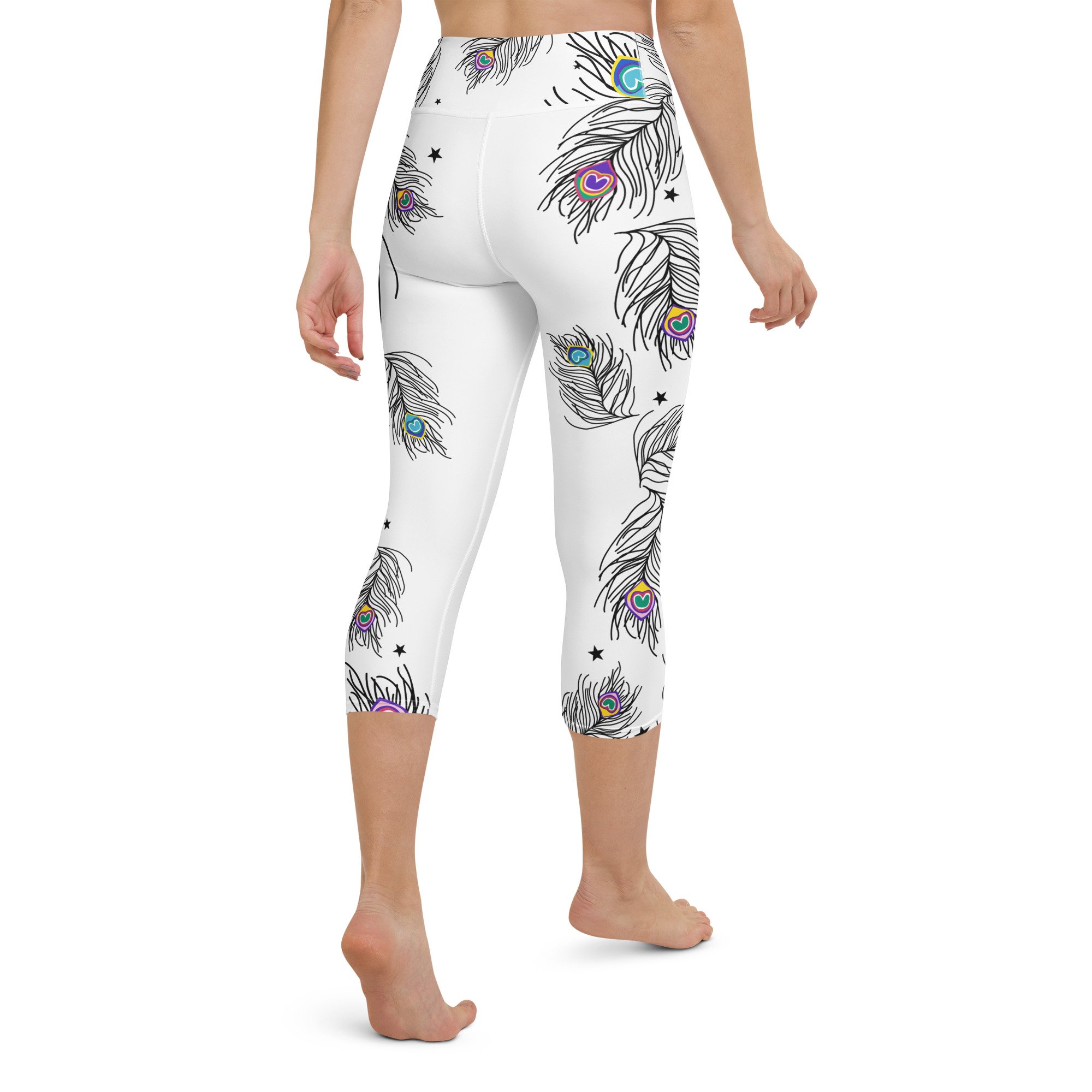 PEACOCK LOVE CAPRI WHITE BACK LEGGINGS.jpg
