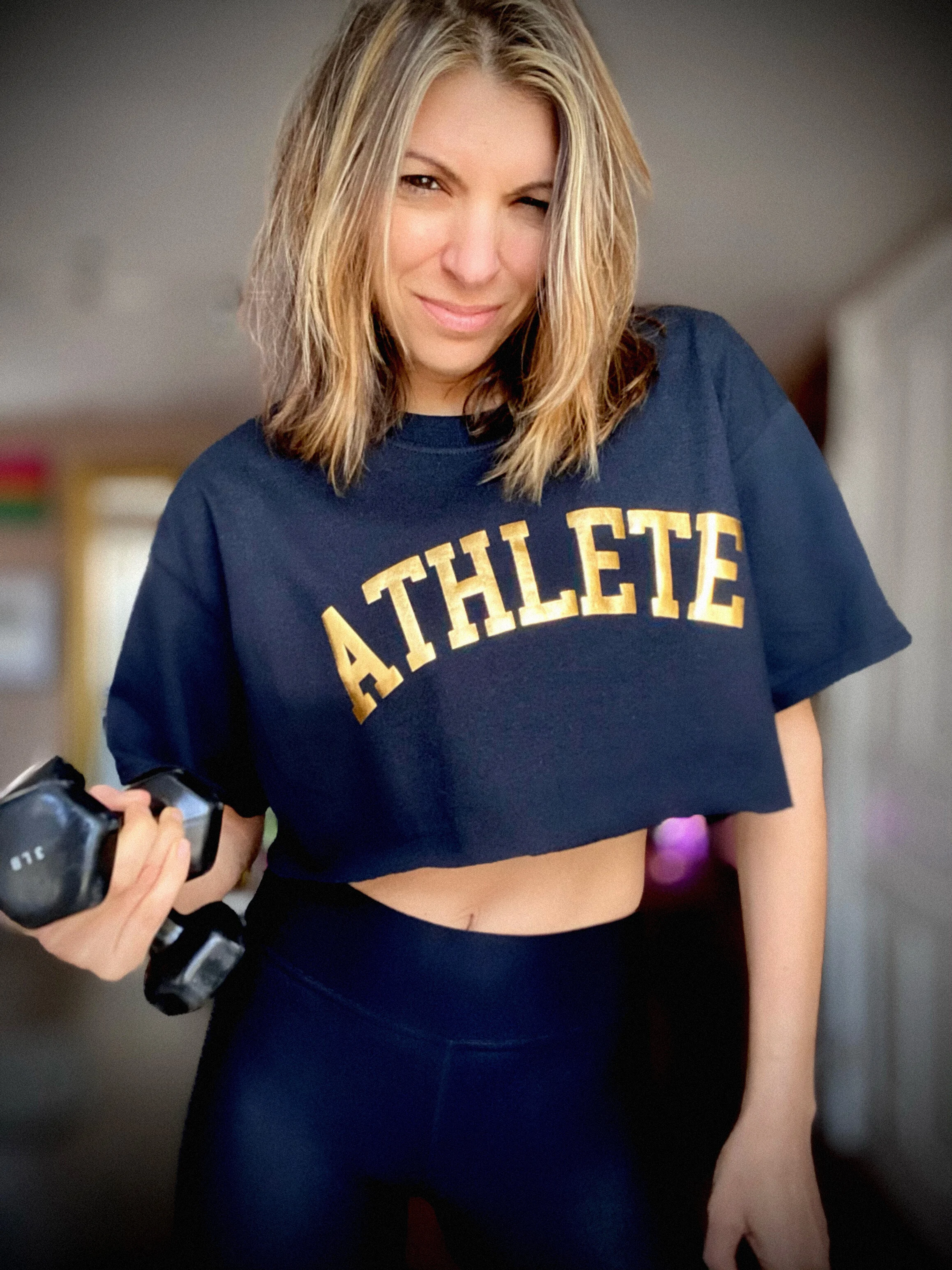 ATHLETE OVERSIZED CROP