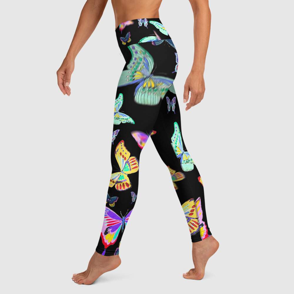 Only Play Training Leggings Emo, black/flower 