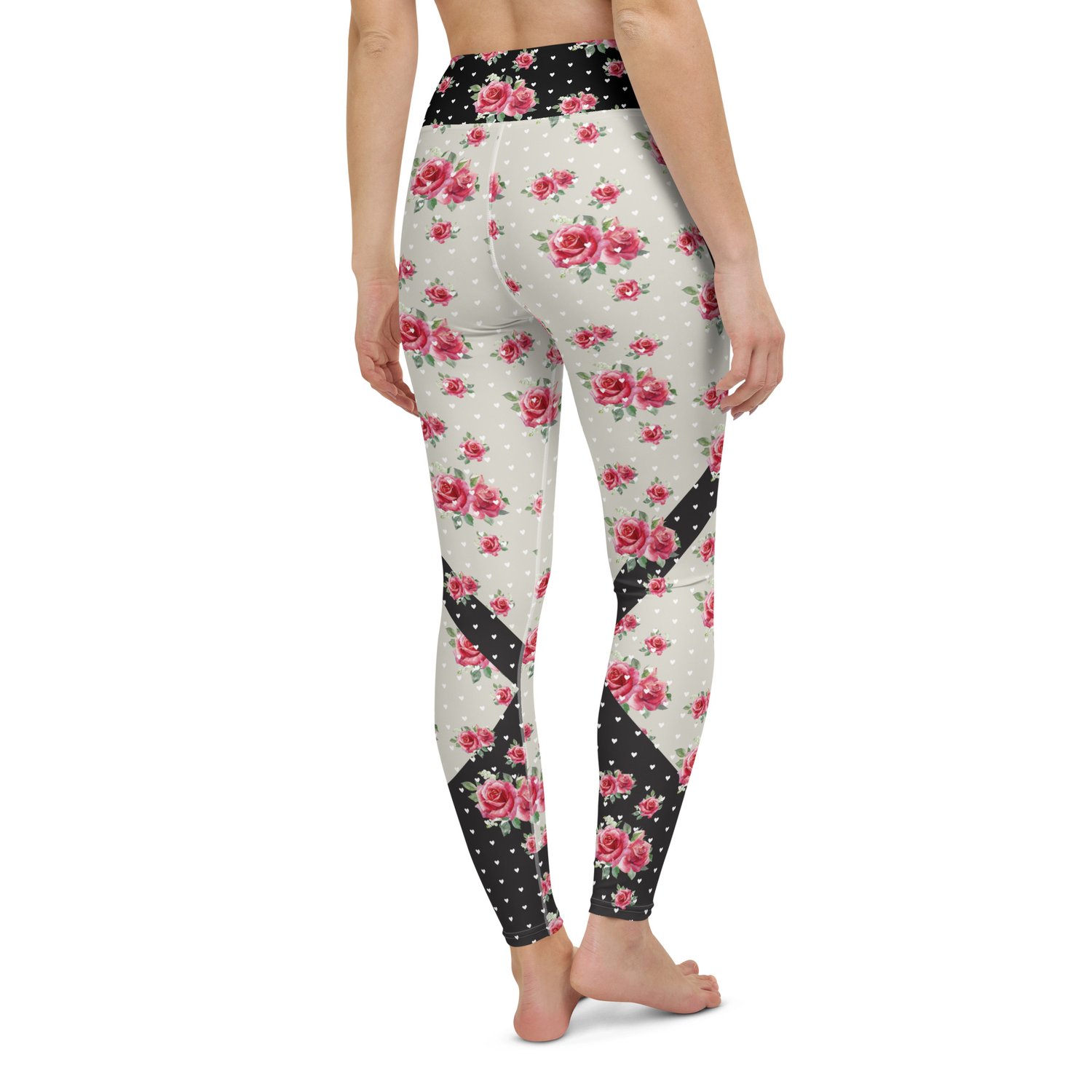 Pretty Polka Dot Floral High Rise Soft Leggings — FOR THE LOVE OF ROCKSTARS