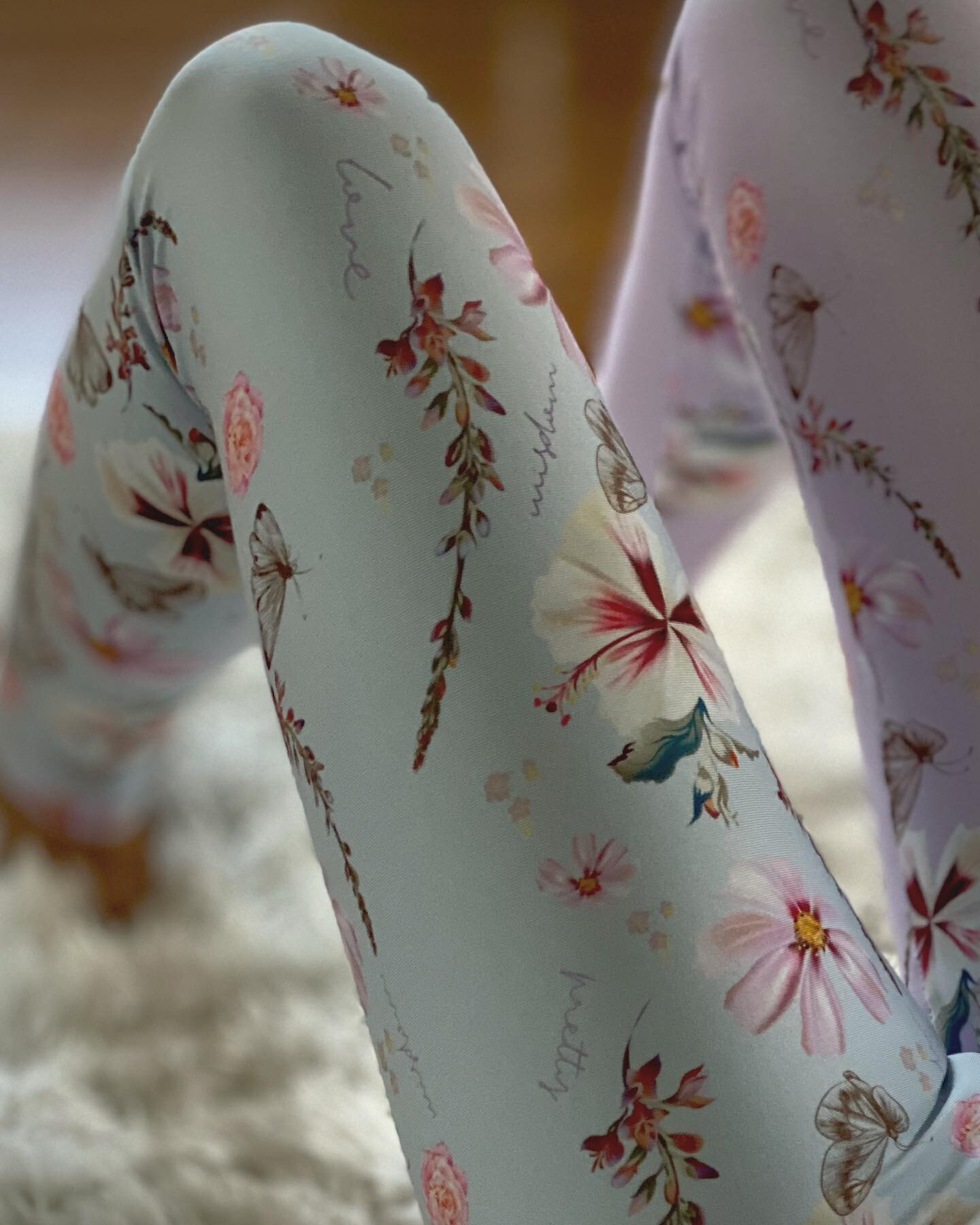Pretty Polka Dot Floral High Rise Soft Leggings — FOR THE LOVE OF ROCKSTARS