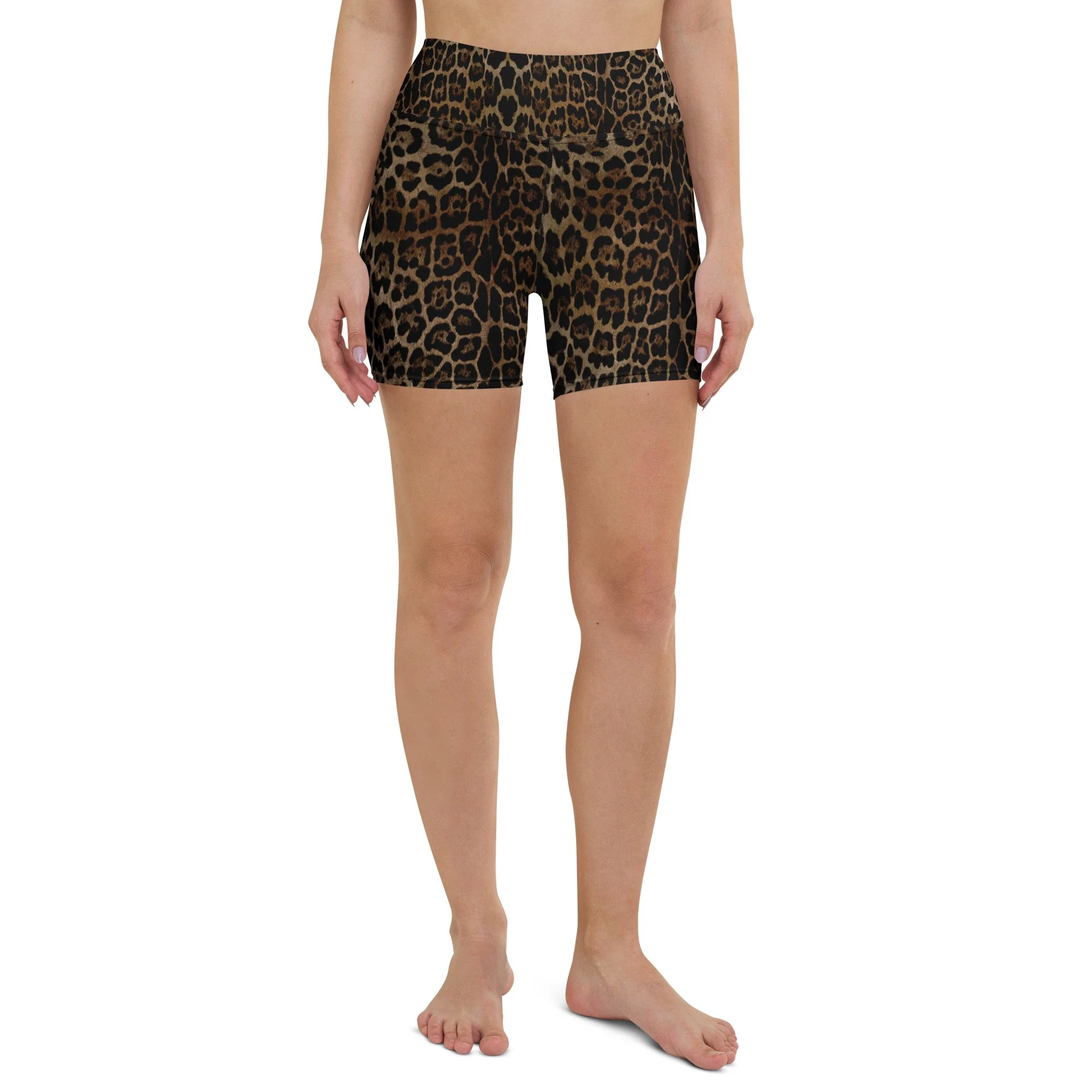 Just Leopard Yoga Shorts Front.jpg