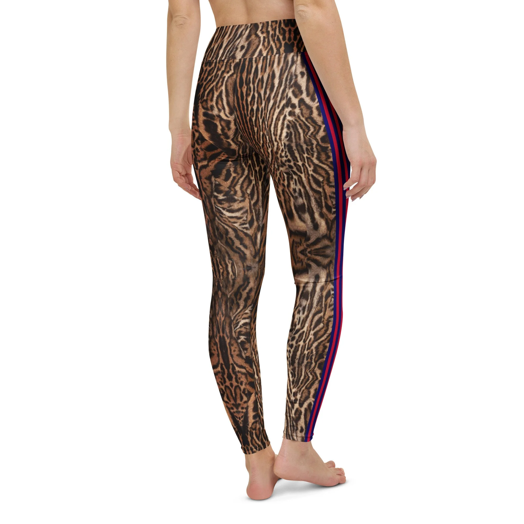 Midnight Power Leopard Strip leggings back.jpg