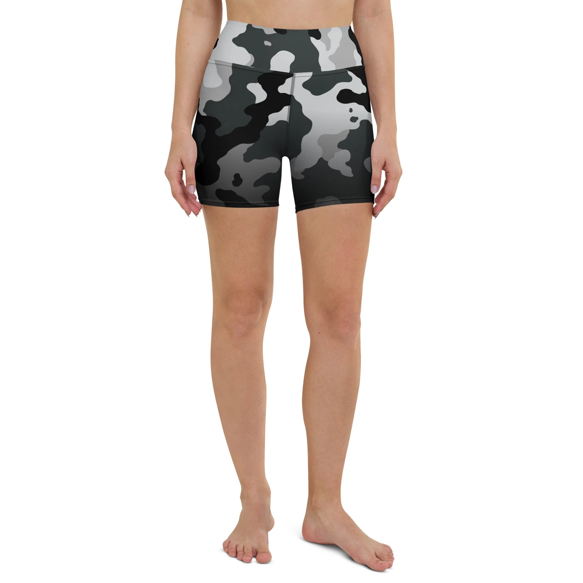 Urban Rainbow Yoga Shorts Front.jpg