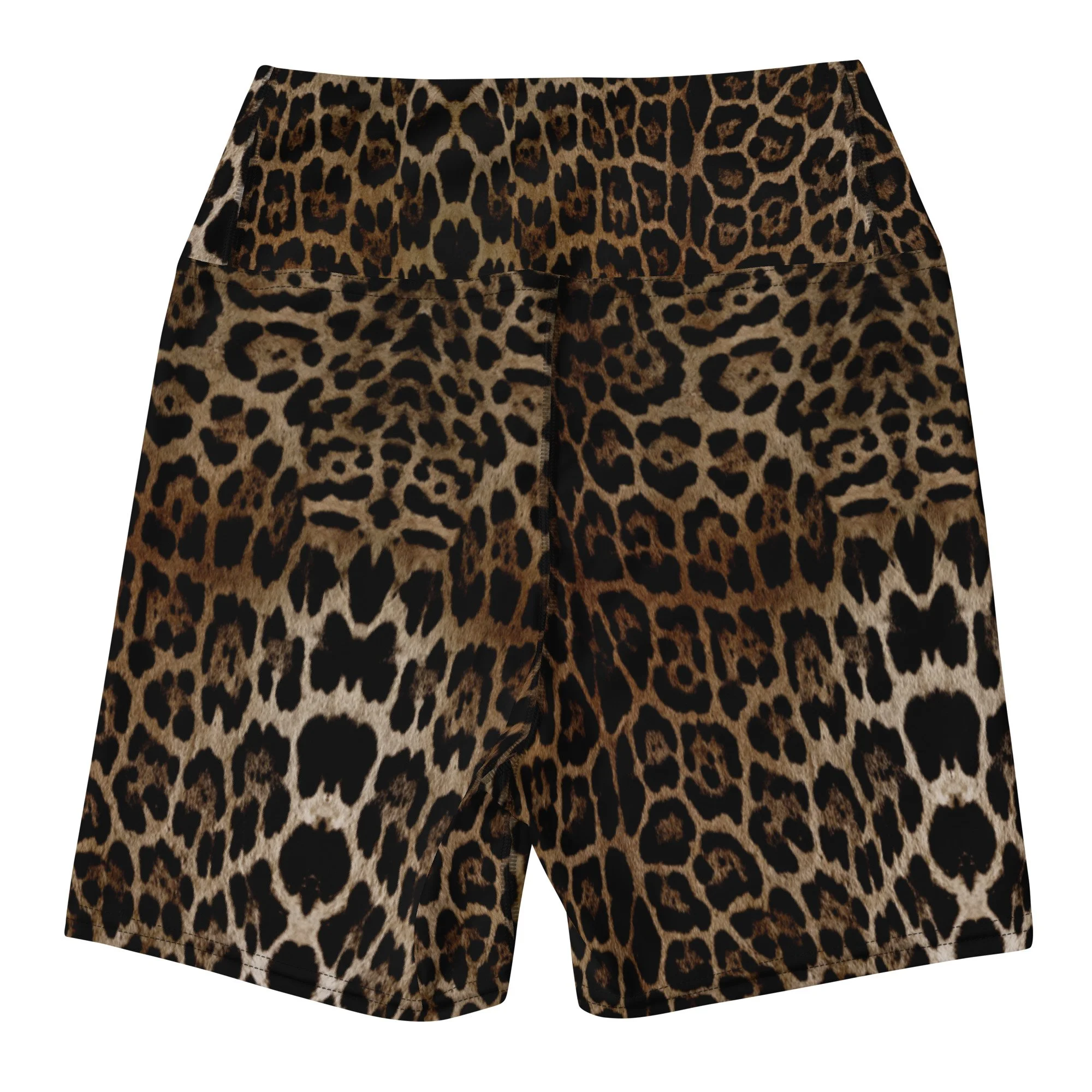 Just Leopard Yoga Shorts Back.jpg