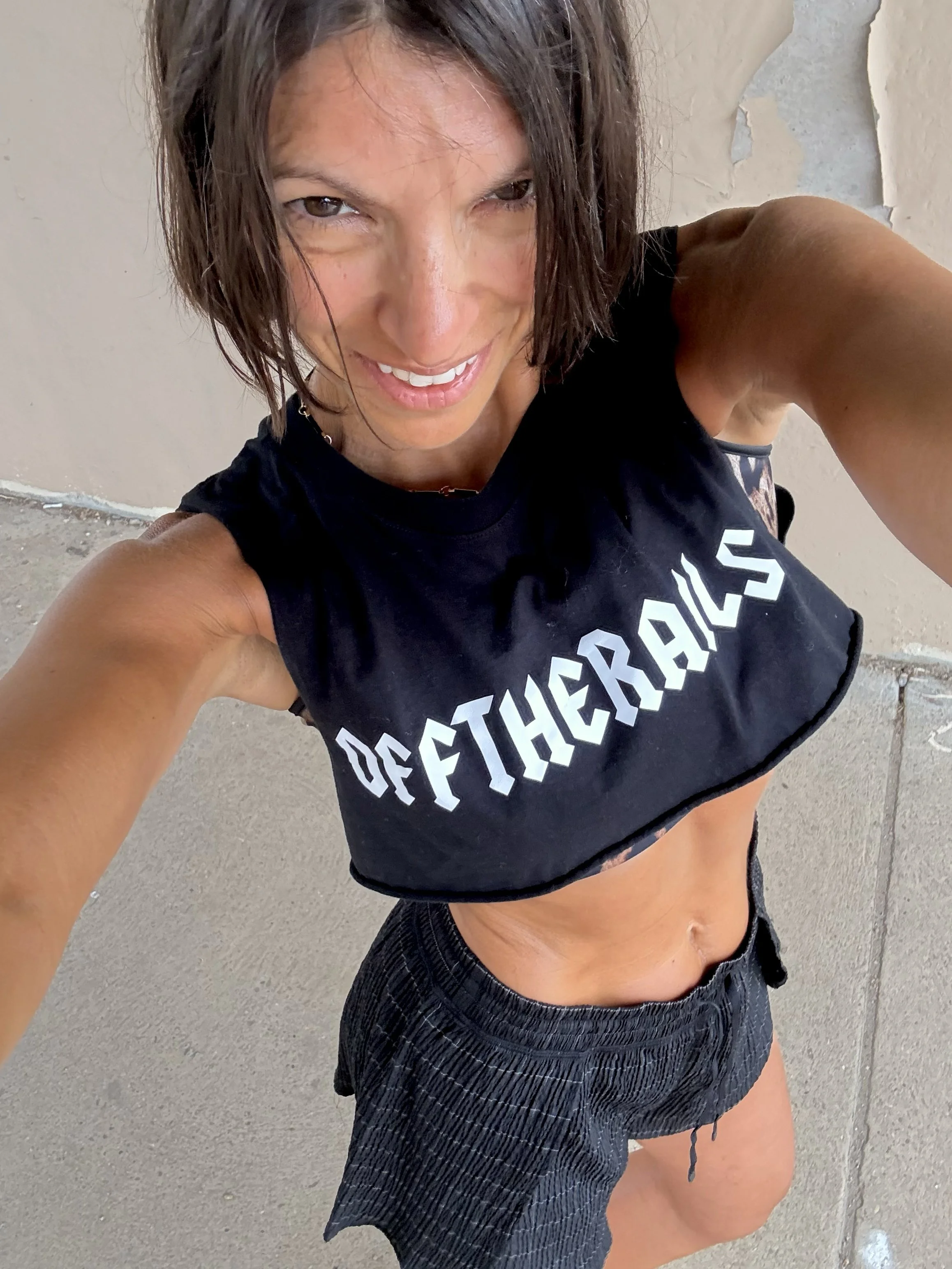 OFF THE RAILS - CROP TOP / MUSCLE TANK