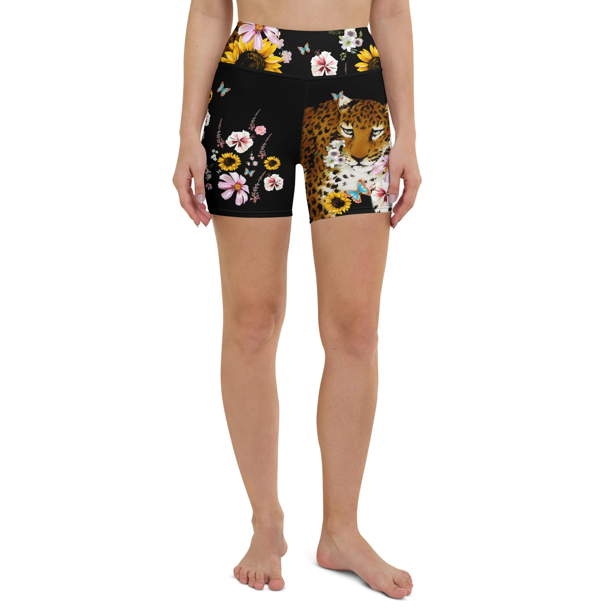 Wildflower Yoga Shorts Front.jpg