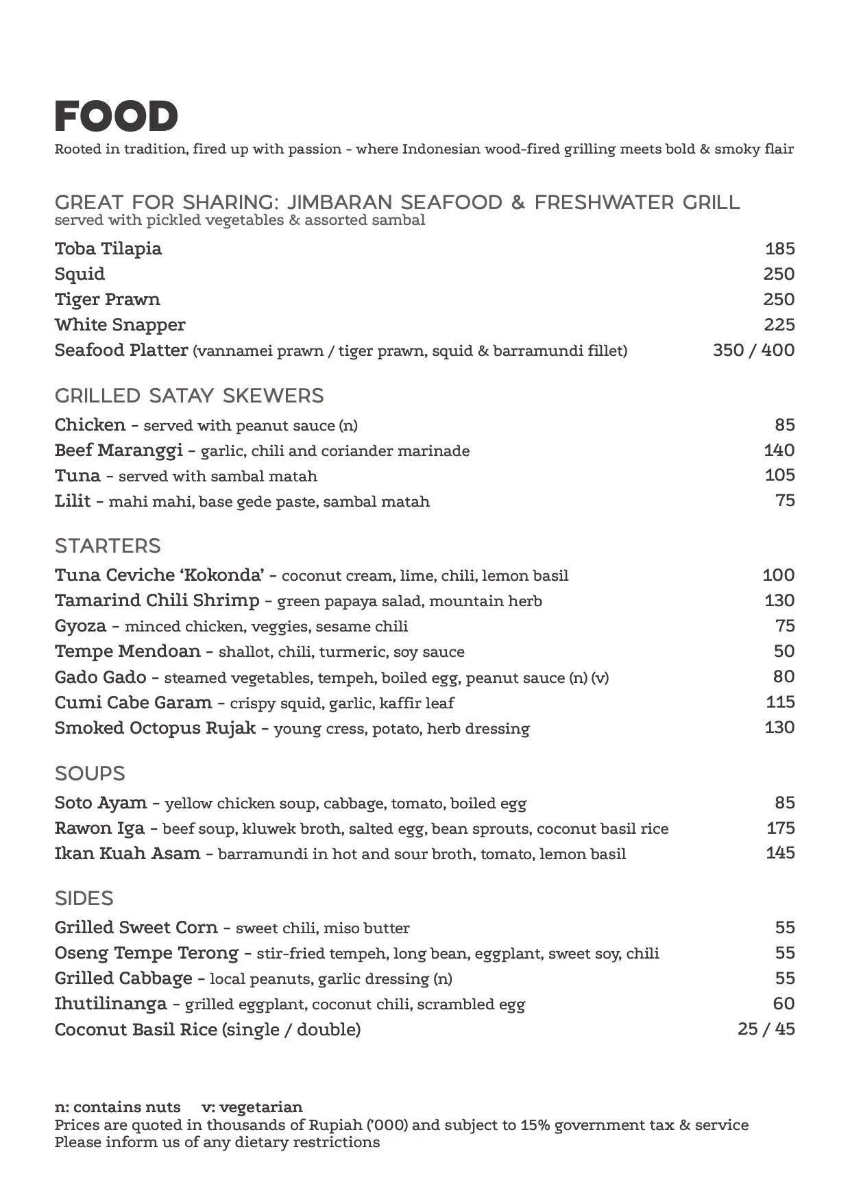 LIAP LIAP LATEST MENU INDONESIAN FOOD page 1