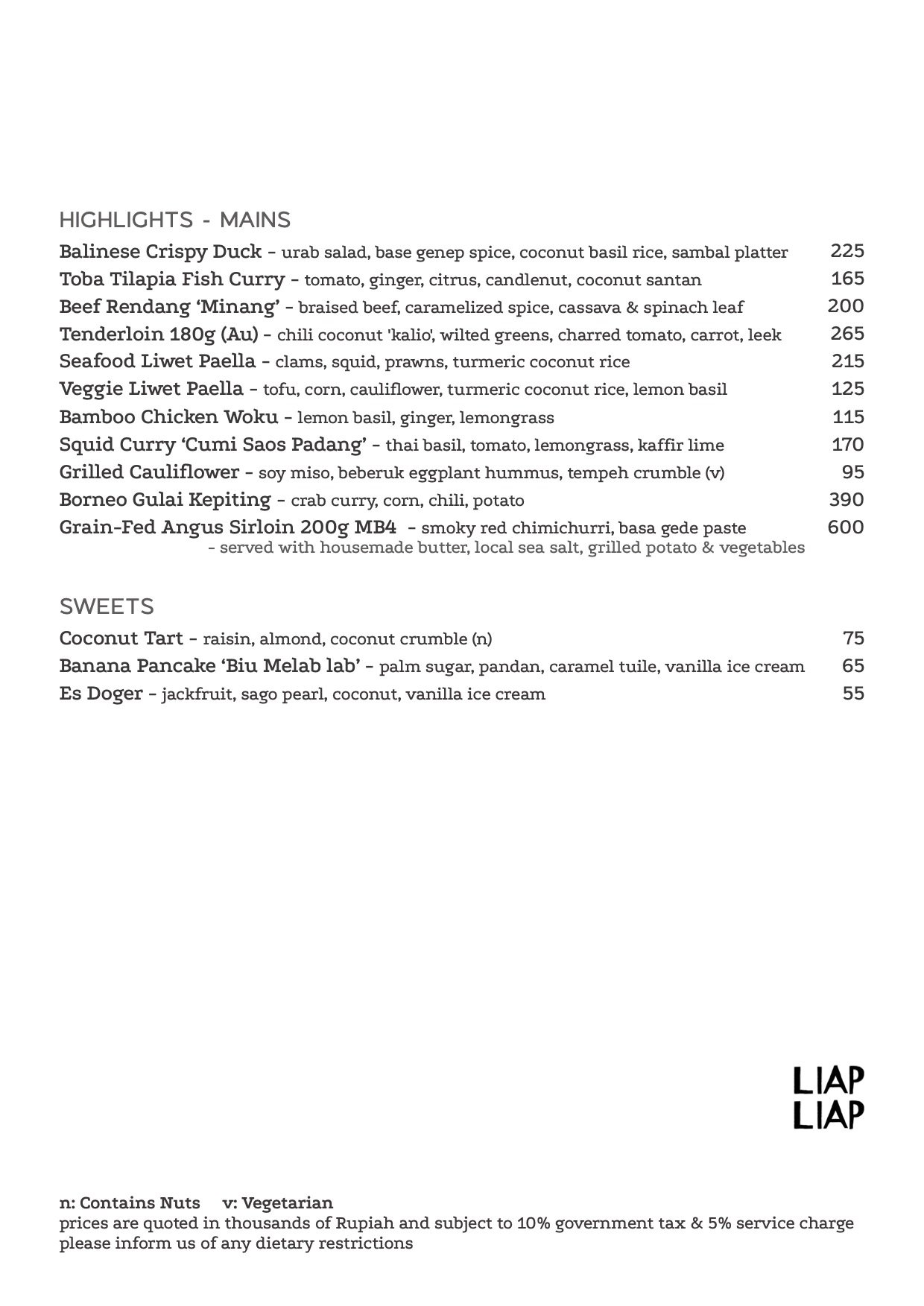 LIAP LIAP LATEST MENU INDONESIAN FOOD page 2