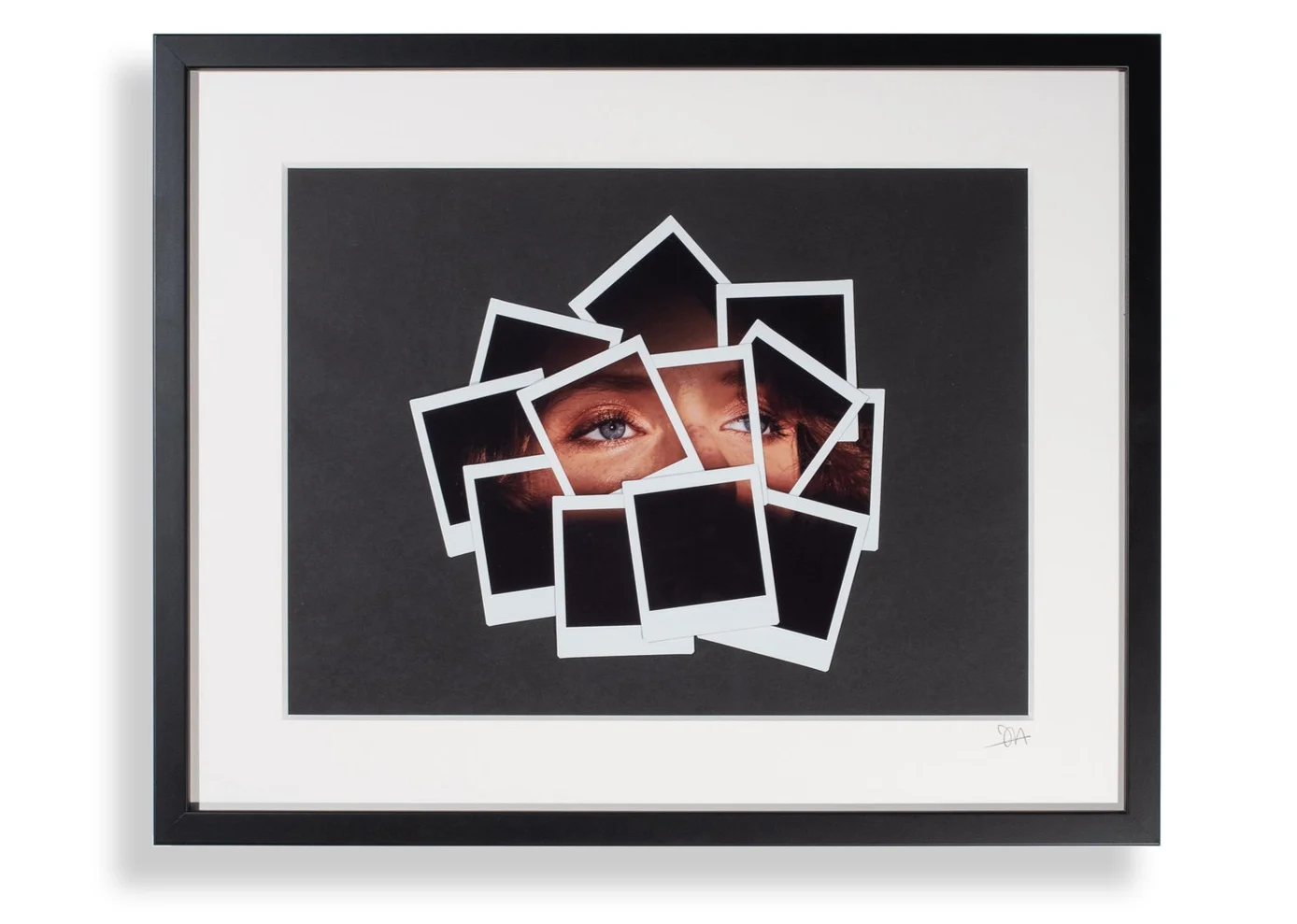 EYES, FUJIFILM DECONSTRCUTIVE COLLAGE, 40X50 CM, 2018