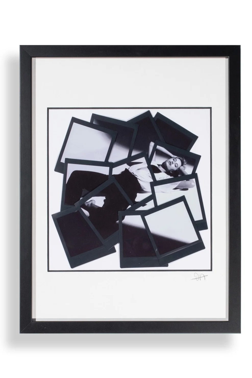GIRL ON FLOOR, FUJIFILM DECONSTRUCTIVE COLLAGE, 40X50 CM, 2018