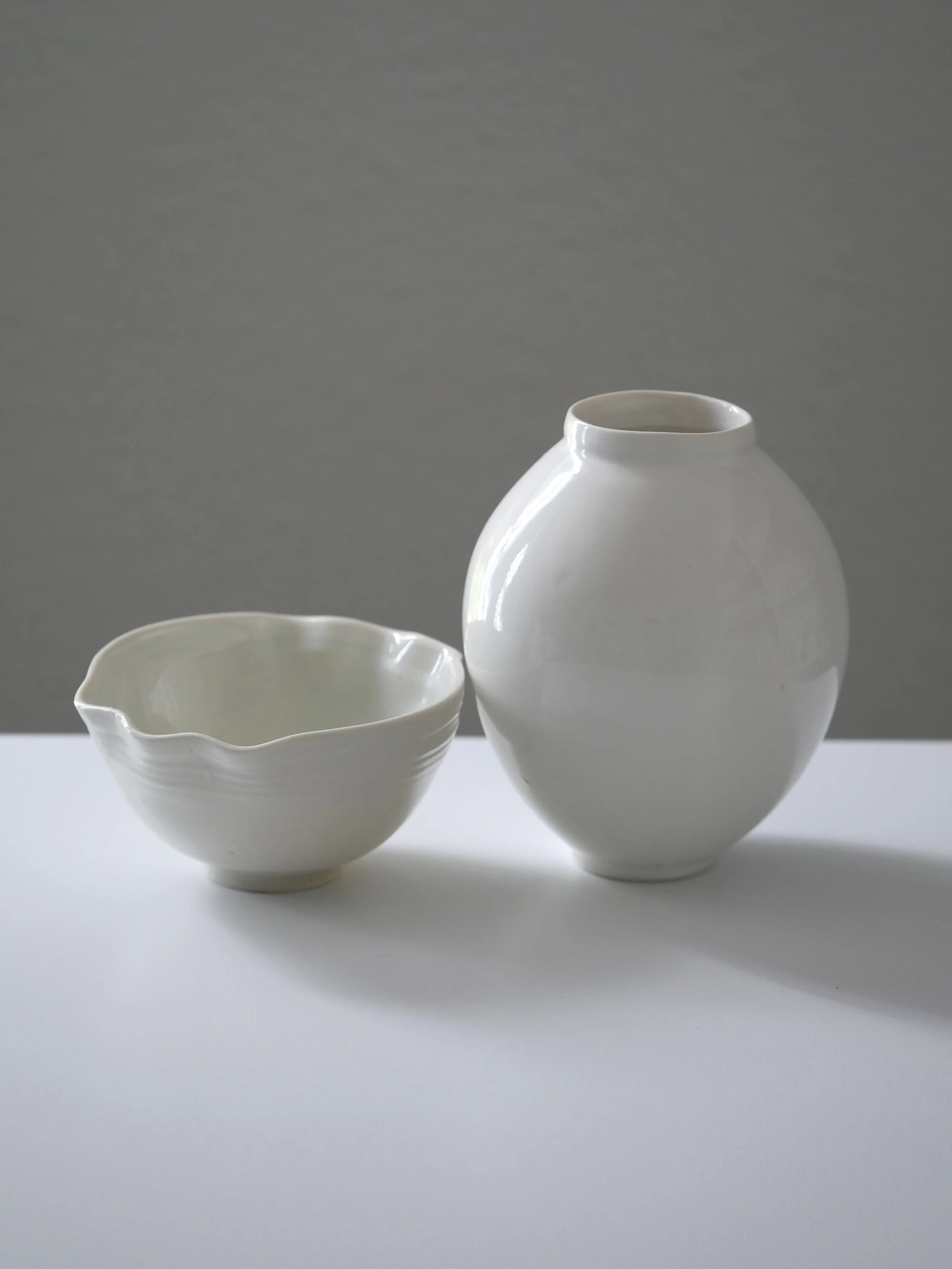 Vase and  Bowl Set.