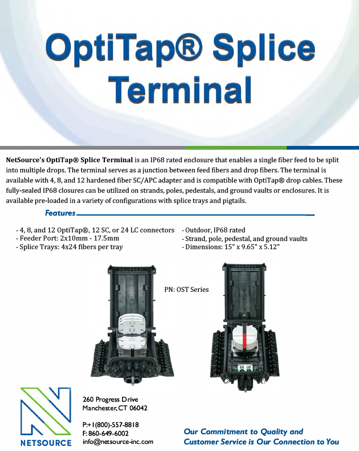 OptiTap® Splice Terminal
