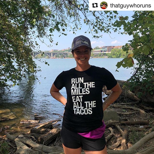WHO&rsquo;S with me here??? 🏃🏻&zwj;♀️ 🏃🏾 + 🌮 = 🎉 #happytacotuesday !
.
.
.
#Repost @thatguywhoruns with @get_repost
・・・
@balancedbykatie is a very good friend of ours, who is a kick ass PT, focused more on the therapy part of PT. She helps peop