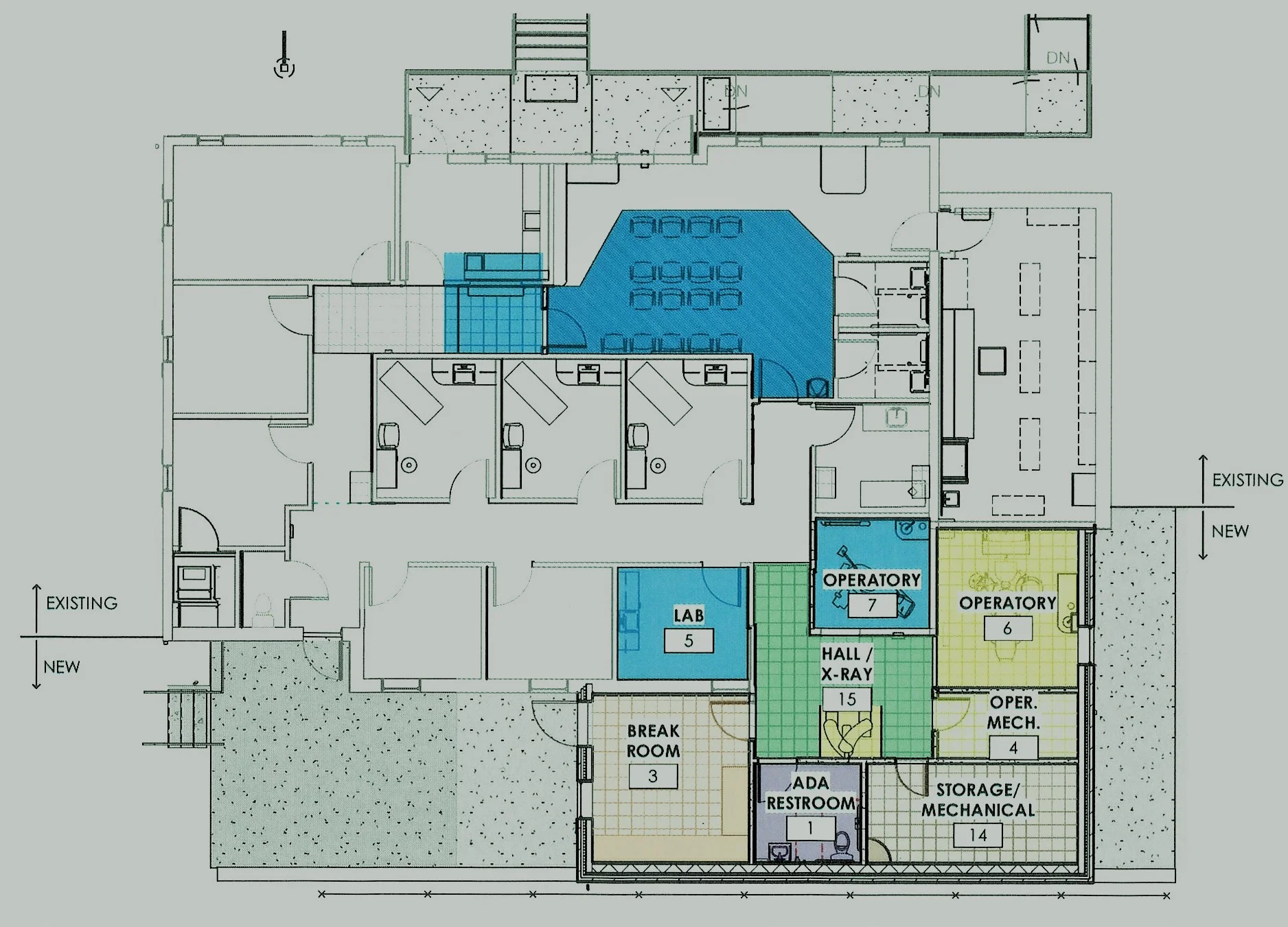 Architect’s rendering of the proposed new addition to Health Access (WYK Associates, Inc.)