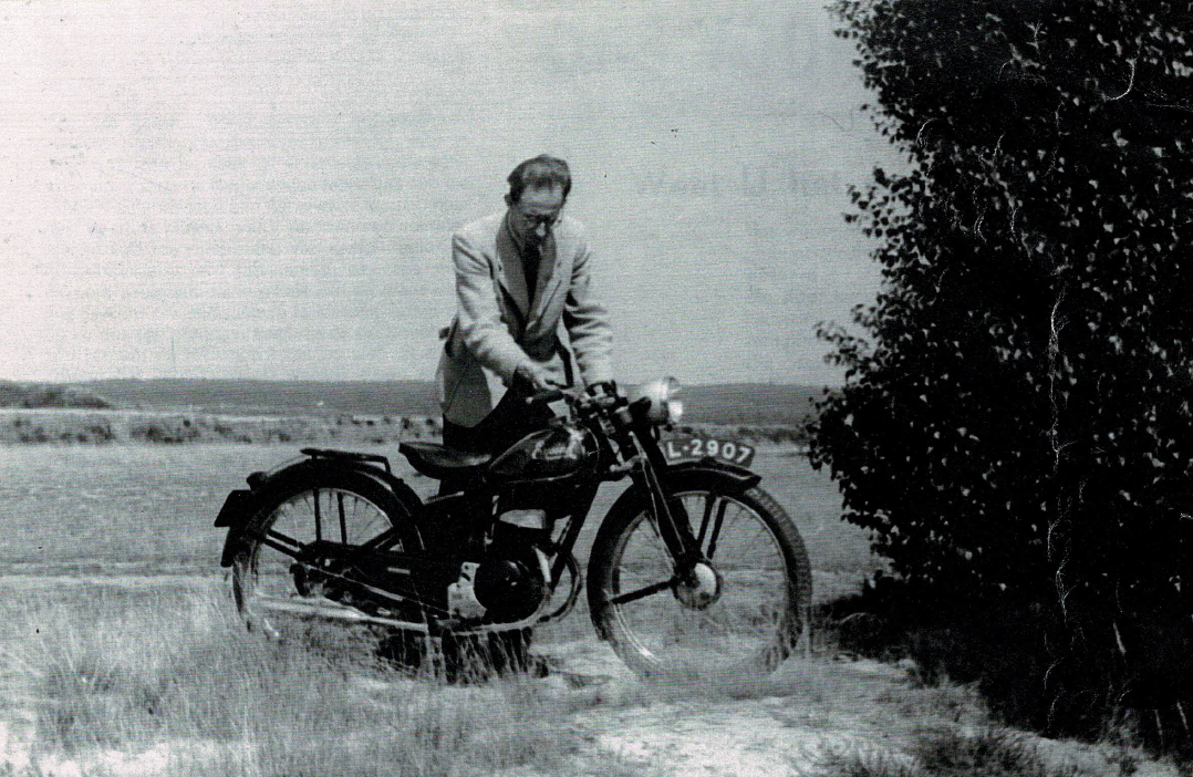 Dick Eysink - prototype 125 cc, augustus 1941