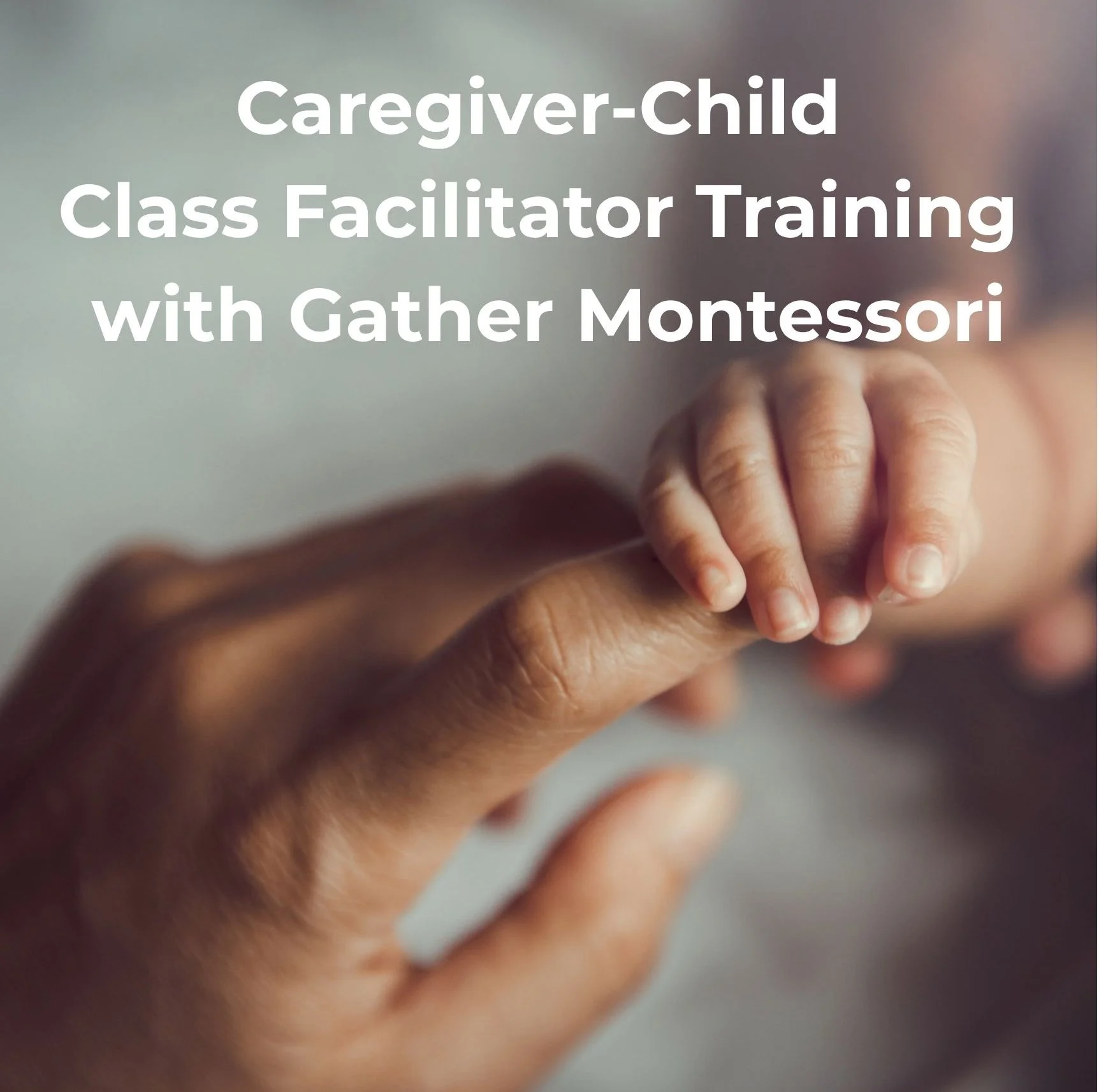 Caregiver-Child Class Facilitator Training with Gather Montessori