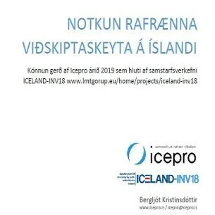 Könnun Icepro á notkun rafrænna viðskiptaskeyta á Íslandi 2019