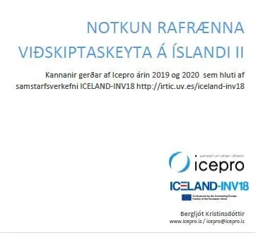 Könnun um notkun rafrænna viðskiptaskeyta árin 2019 - 2020