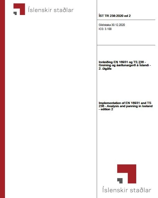 Lokaskýrsla CEF verkefnis um innleiðingu á TS-236 nýjum staðli fyrir rafrænan reikning