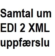 Góður samtalsfundur um EDI2XML