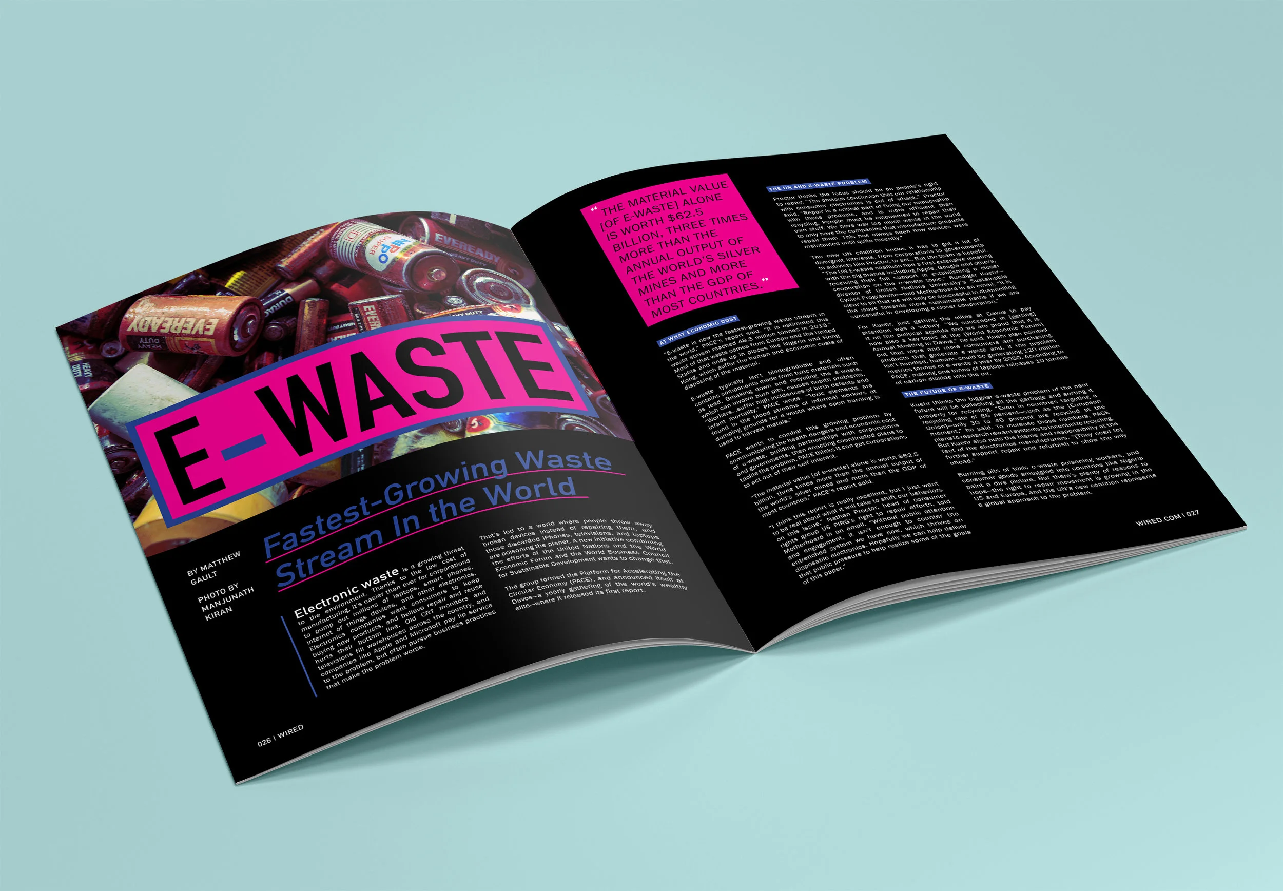 E-Waste Editorial Spread