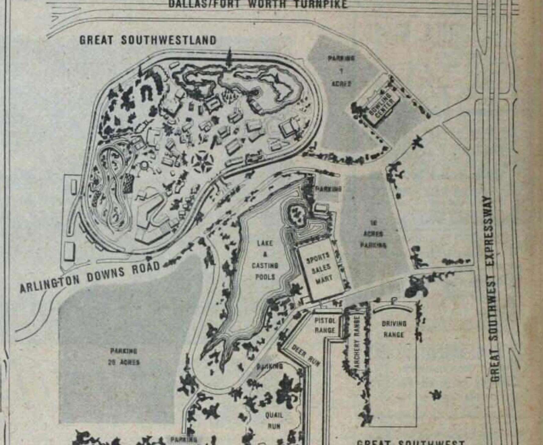 Six Flags Over Texas: The early plans