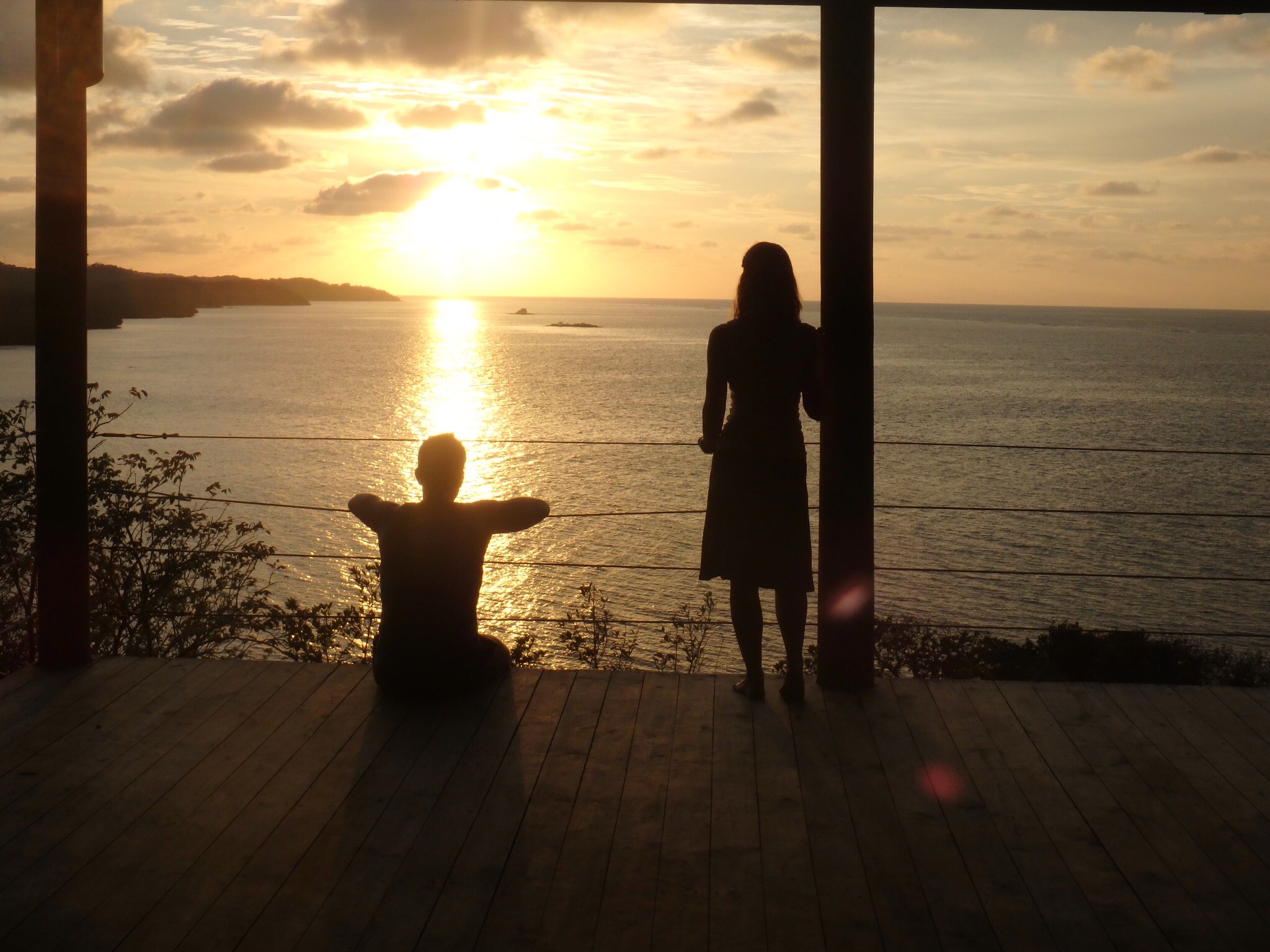 View from Yoga Deck Honduras Retreat