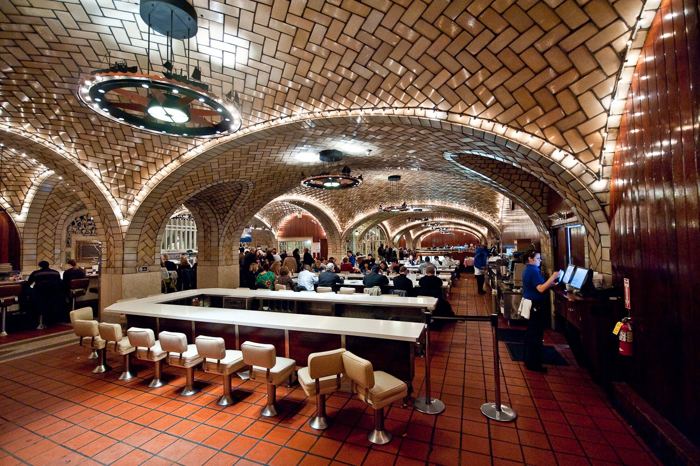 The legendary Grand Central Oyster Bar &amp; Restaurant, designed by renowned Catalan-American Architect Rafael Gustavino