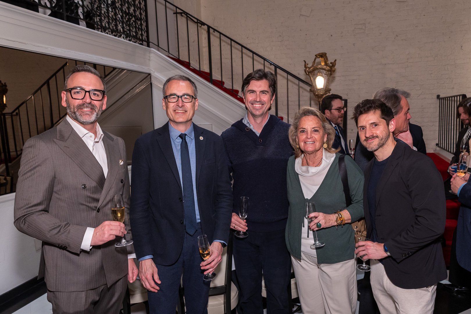 CAC Members and Staff with Former First Lady Helena Rakosnik