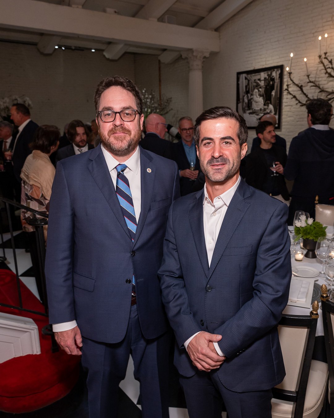 CAC Board Chair Andrew Davis (Right) with Board Member Francesc Martí
