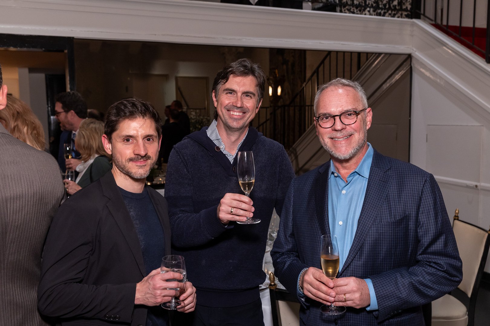 CAC Board Member Isaac Tintò (left), CAC Awardee Alfonso de la Nuez (center), Jordi Argente (right) 