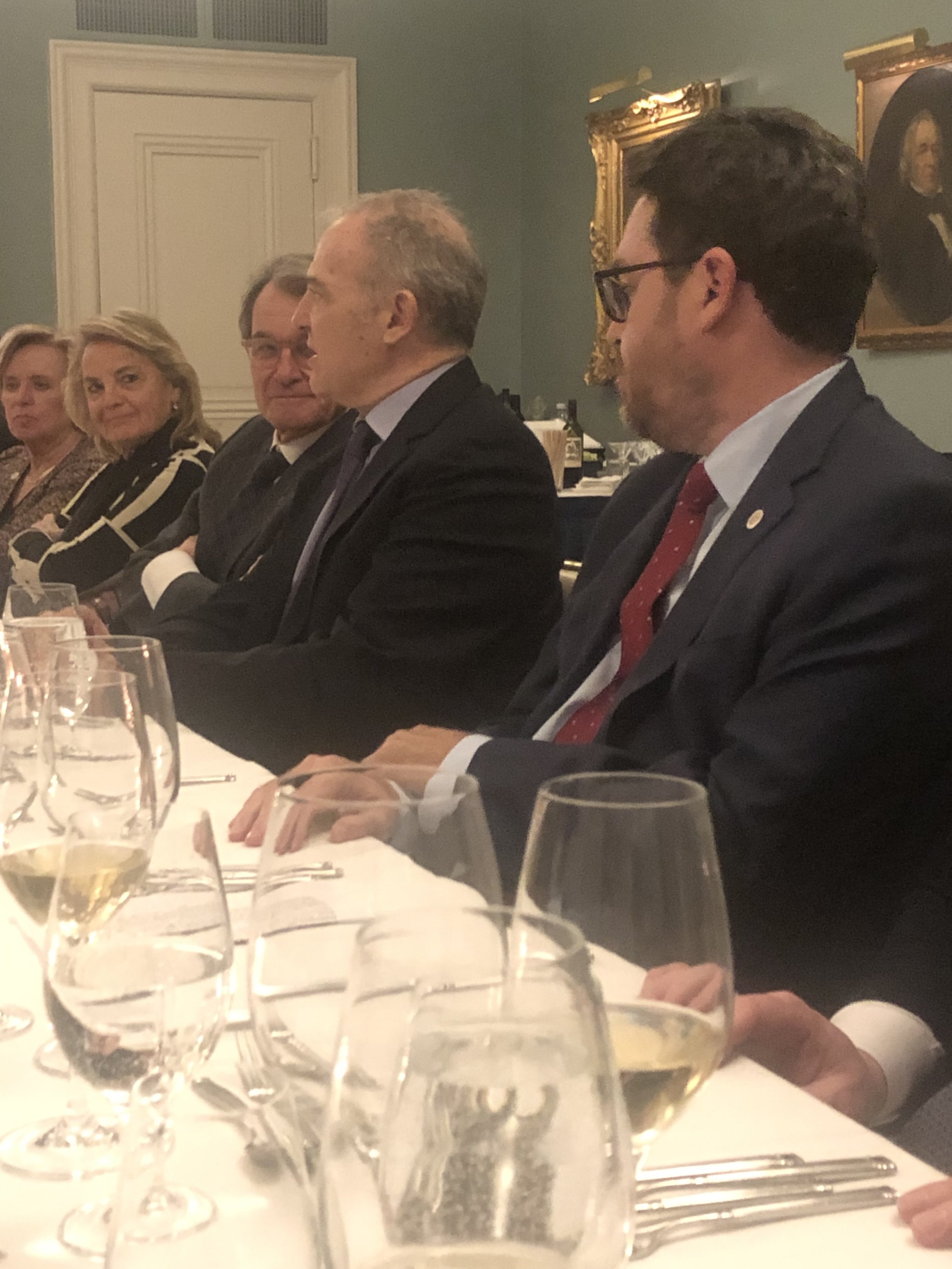 President Artur Mas (left) with Ambassador Arturo Sarukhan and CAC Board Chair Andrew Davis