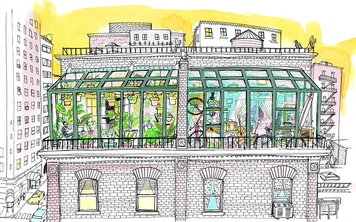 New York Times - Greenhouse balconies