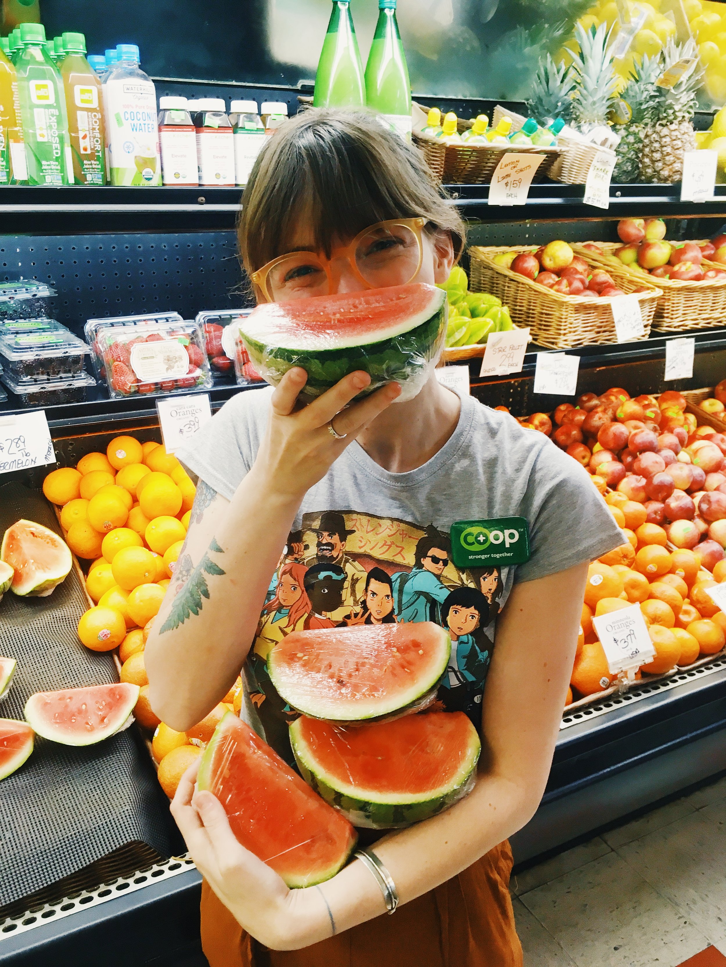 lulu and the watermelon.JPG