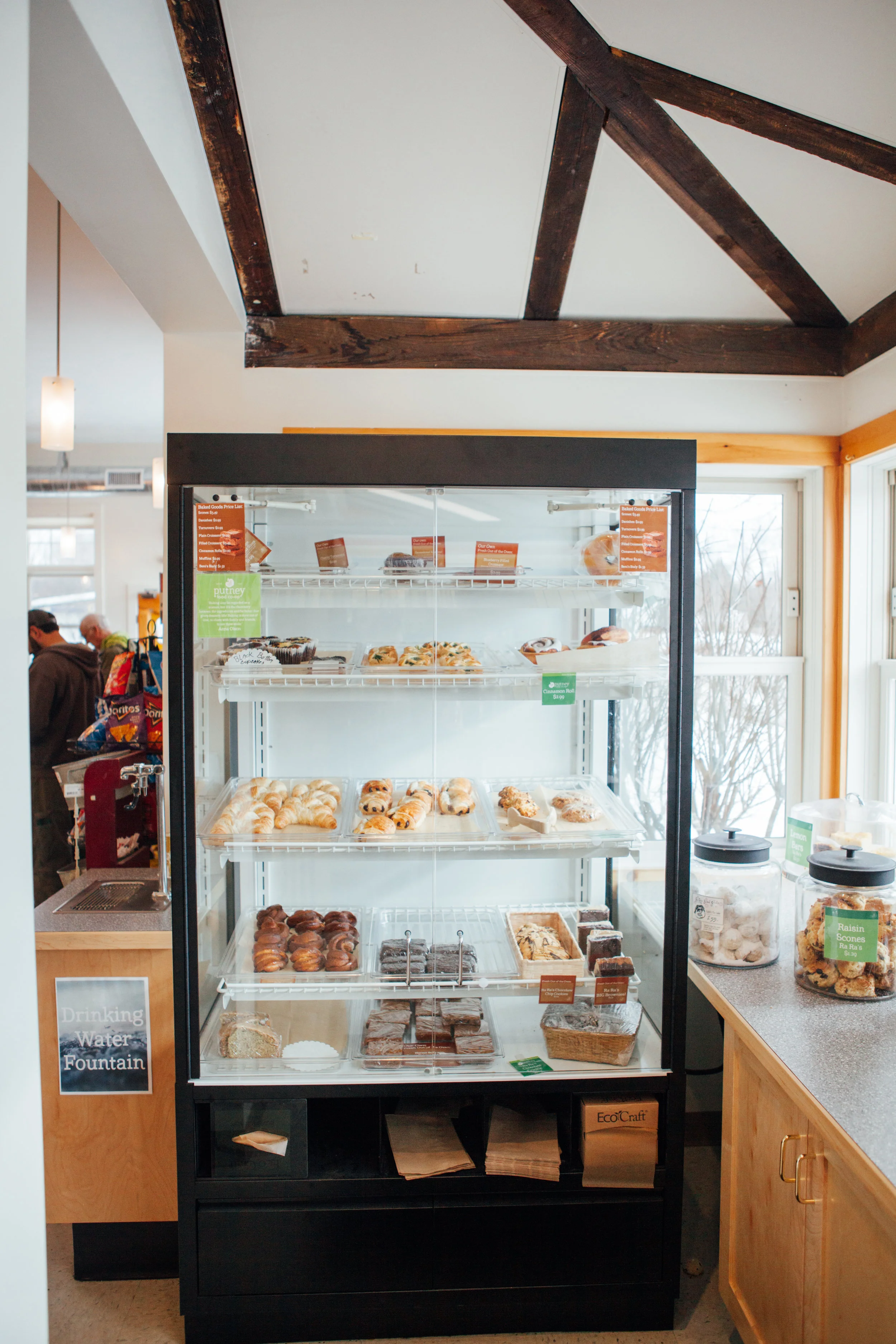 A fully stocked bakery case greets our customers every morning and throughout the day!