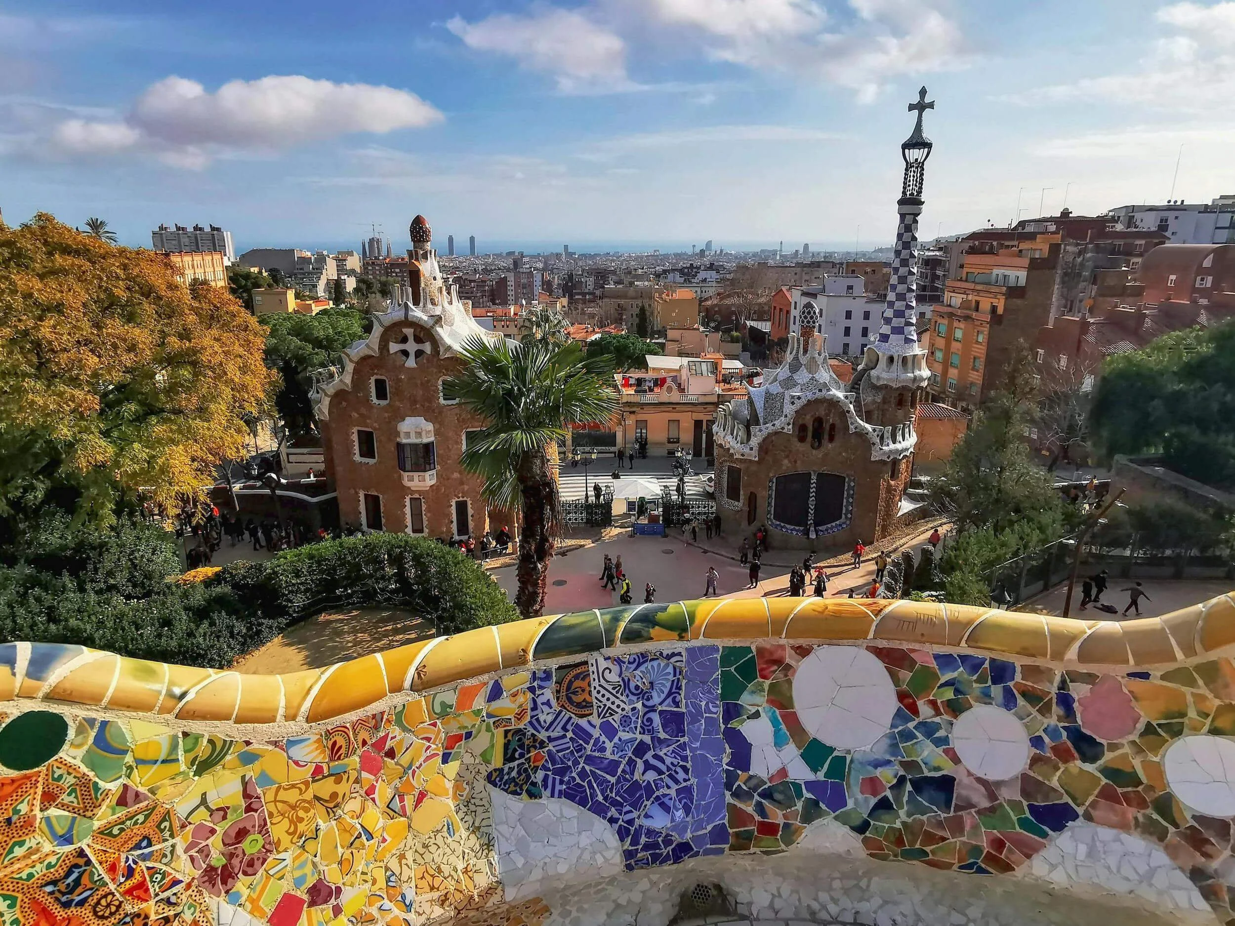 Parque Guell en Barcelona