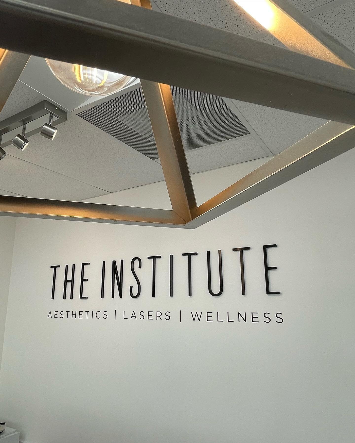 Branded @theinstitutemiami at their new location. Services we did for this project:  Custom Brushed Black Interior Sign, Exam Room Signs, 3M Dusted Store Front, 3M Impact/Security Film. #solguard #solguardindustries #theinstitute
