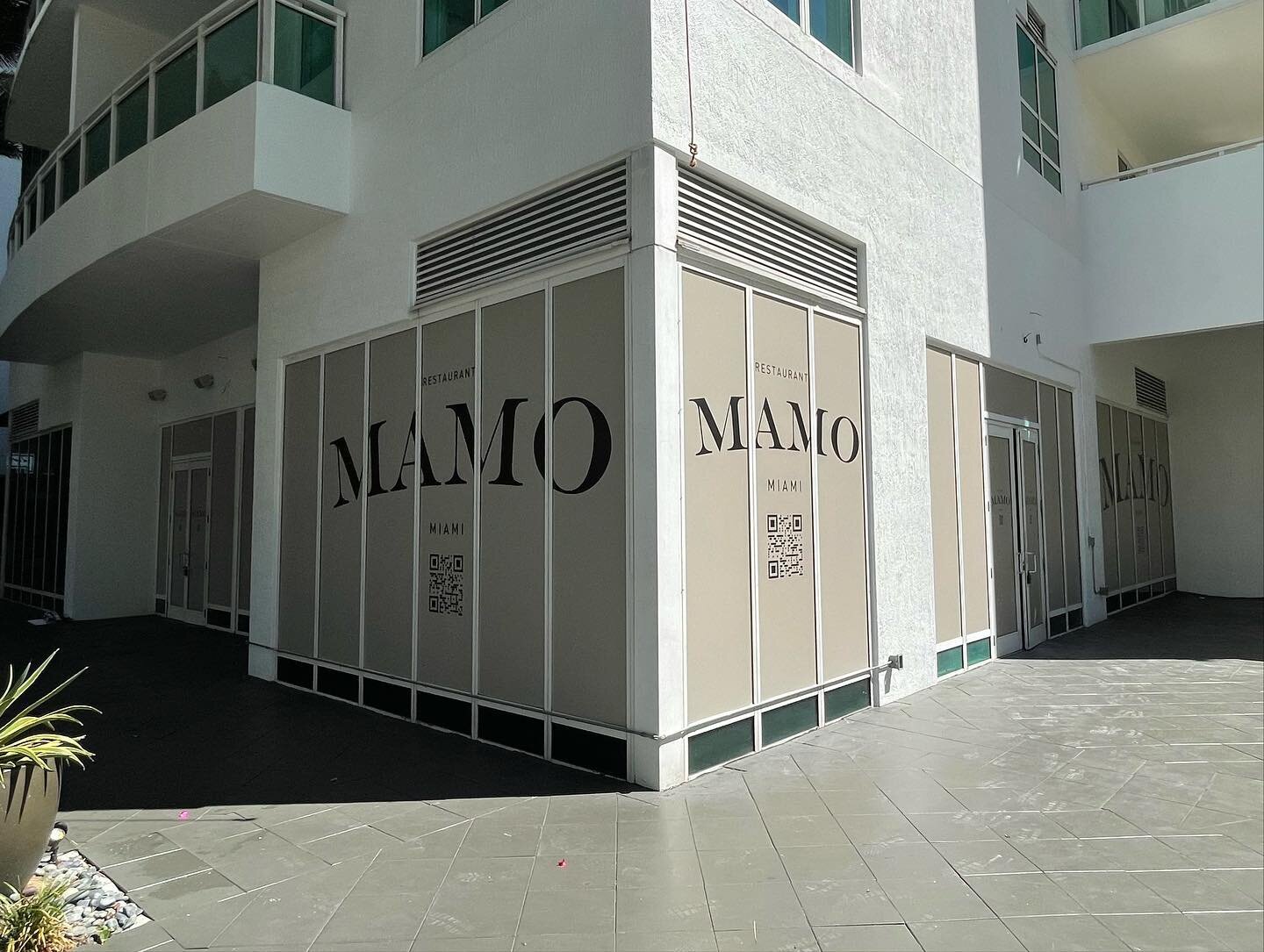 The Mamo Group temporary windows graphics for their Brickell location. Tons more to come for this project. #solguardindustries #solguard