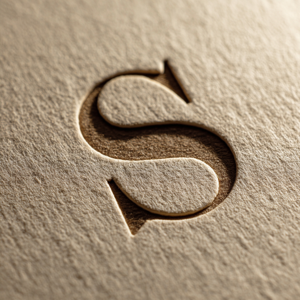 u7172395378_Macro_shot_of_embossed_luxury_serif_wordmark_S_on_b7427da5-49c5-4316-aeb1-04d5e872361a_0.png